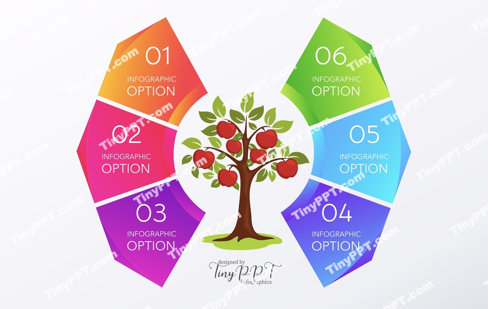 Successful Business Concept Circle With Apple